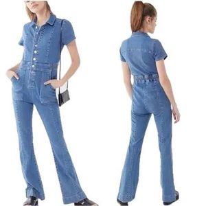 BDG button-up bootleg jumpsuit